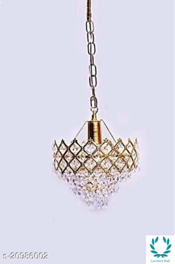 Fancy Ceiling Lights - 250 mm Lege Jhumar, Crystal, Jhumar Pack, Pack of :1